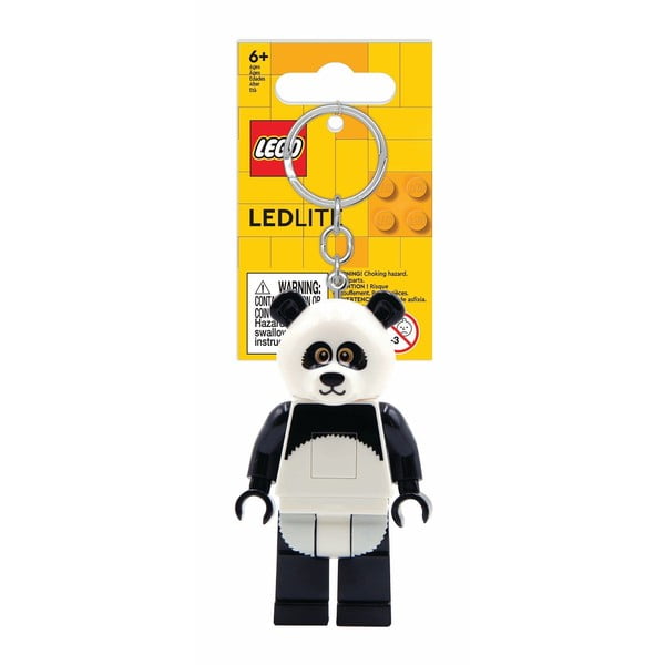 Czarno-biały breloczek z latarką Iconic Panda – LEGO®-image-1