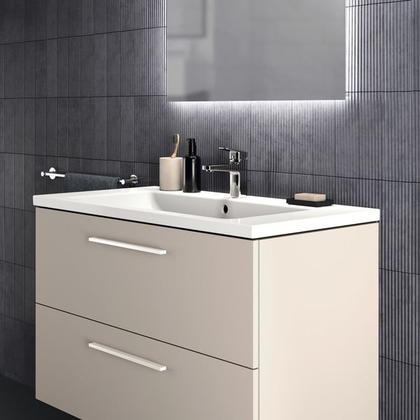 Kremowa wisząca szafka pod umywalkę 100x63 cm i.Life B – Ideal Standard-image-1