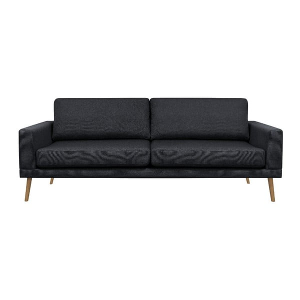 Czarna sofa 3-osobowa Windsor & Co Sofas Vega