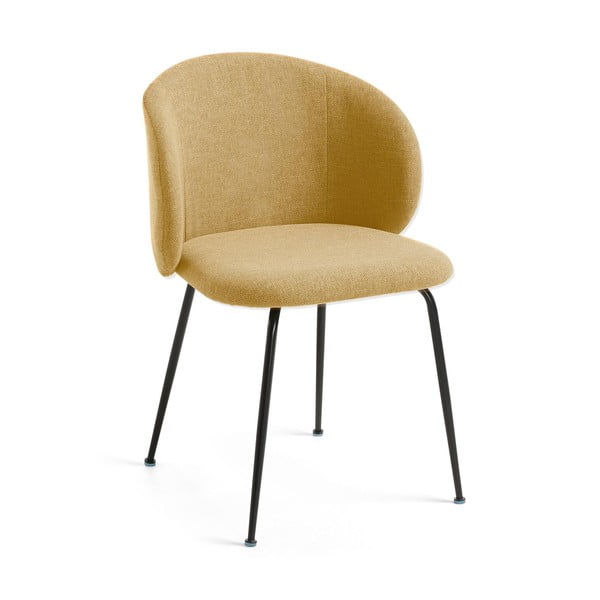 Musztardowe krzesło Minna – Kave Home