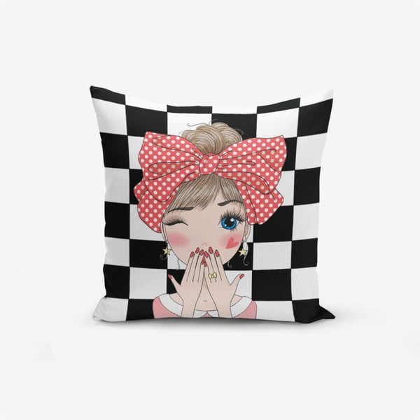 Poszewka na poduszkę z domieszką bawełny Minimalist Cushion Covers Damali Fashion Girl Modern, 45x45 cm