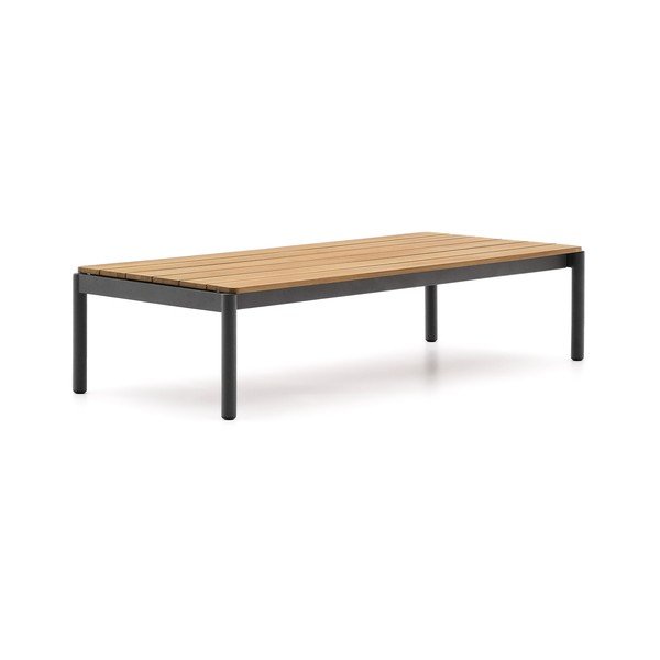 Stolik ogrodowy z litego drewna tekowego 63x149 cm Sorells – Kave Home