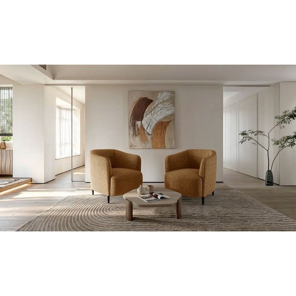 Żółty fotel Galbe – Ghado-image-1