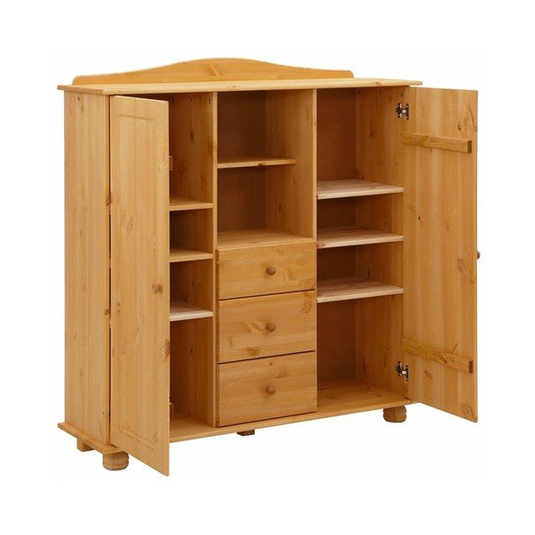 Brązowa szafa drewniana Støraa Ella-image-3