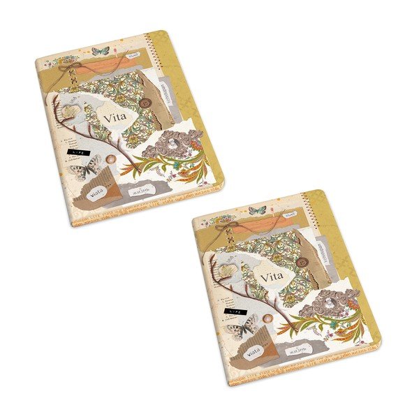 Zeszyty zestaw 192 str. w formacie A5 2 szt. Vita – Kartos-image-1