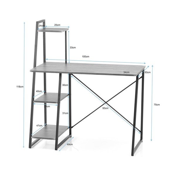 Biurko 50x102 cm Bren – Homede-image-3