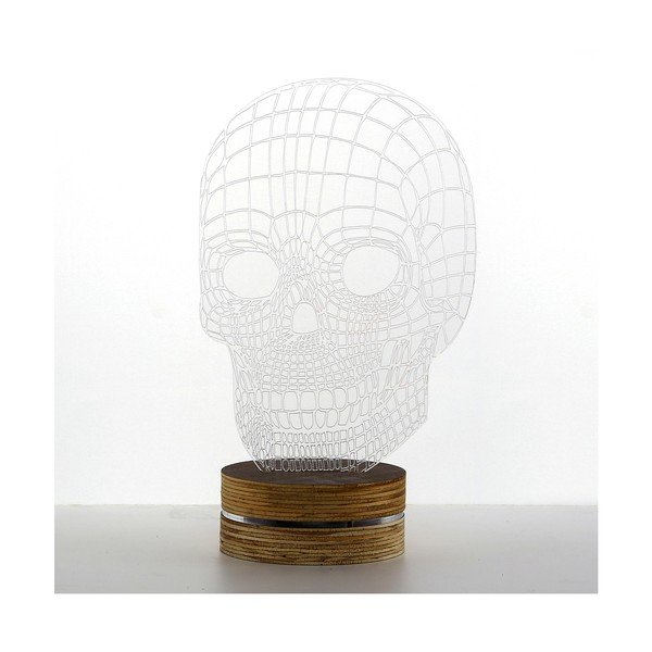 Lampa 3D stołowa Skull-image-1