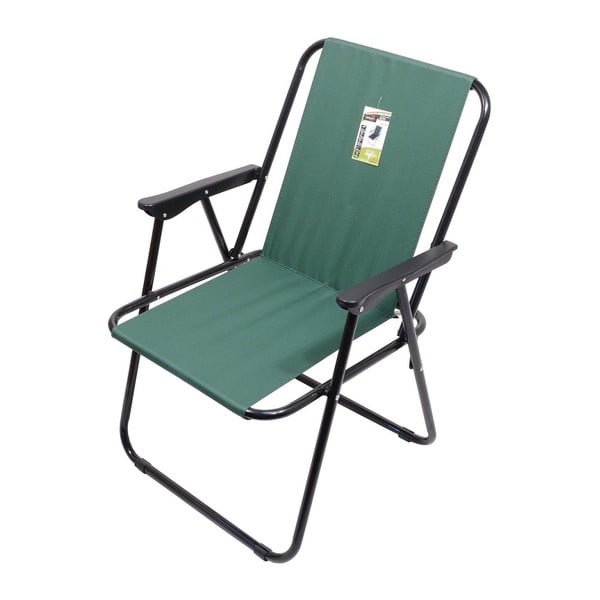 Zielone składane krzesło turystyczne Cattara Bern