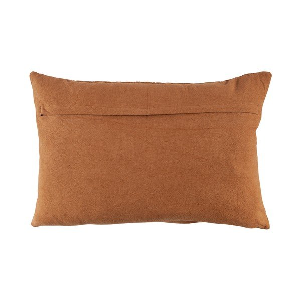 Karmelowa poduszka dekoracyjna WOOOD Fallon Toffee, 40x60 cm-image-1