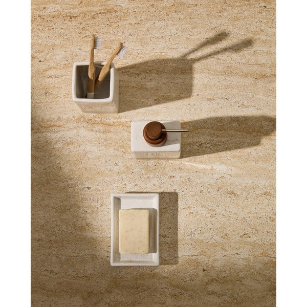 Kremowa ceramiczna mydelniczka Careli – Kave Home-image-2
