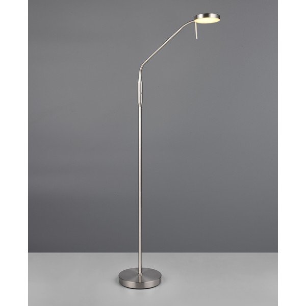 Lampa stojąca LED w kolorze srebra (wysokość 160 cm) Moreno – Reality-image-1