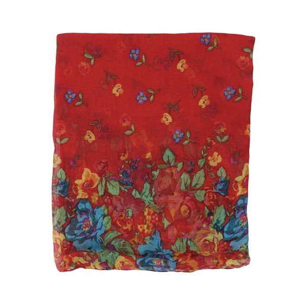 Szal Flowers Red-image-2