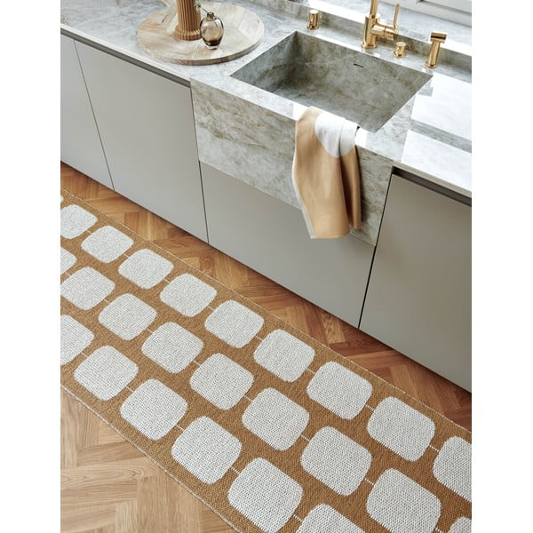 Kremowo-żółty chodnik odpowiedni na zewnątrz 70x300 cm Sten Ochre – Pappelina-image-3