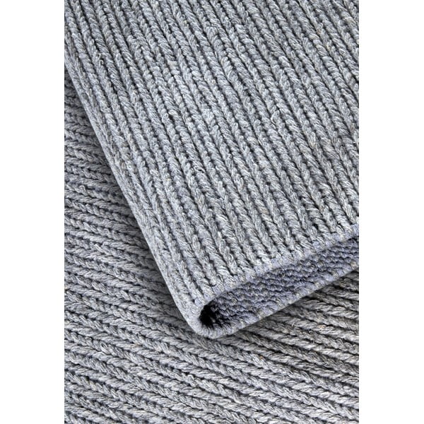 Szary wełniany chodnik tkany ręcznie 80x200 cm Francois – Villeroy&Boch-image-3