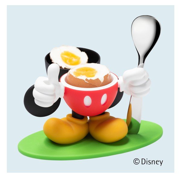 Kieliszek na jajko z łyżeczką w kształcie Myszki Miki Mickey Mouse WMF McEgg-image-1