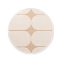 Okrągły dywan odpowiedni na zewnątrz w beżowo-śmietankowym kolorze ø 160 cm Duet Bowen – NORTHRUGS