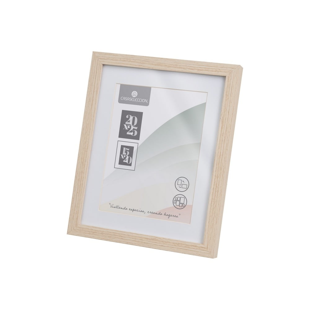 Ramka stojąca/ścienna w naturalnym kolorze 22,5x28 cm Sencillo – Casa Selección