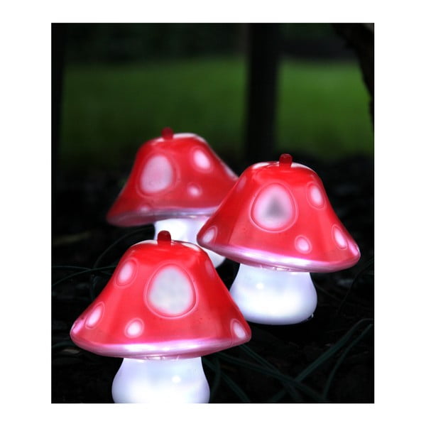 Lampiony Solar Energy Mushrooms Sticks, 3 ks-image-3