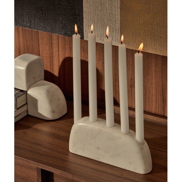 Kamienny świecznik Signe – Kave Home-image-1