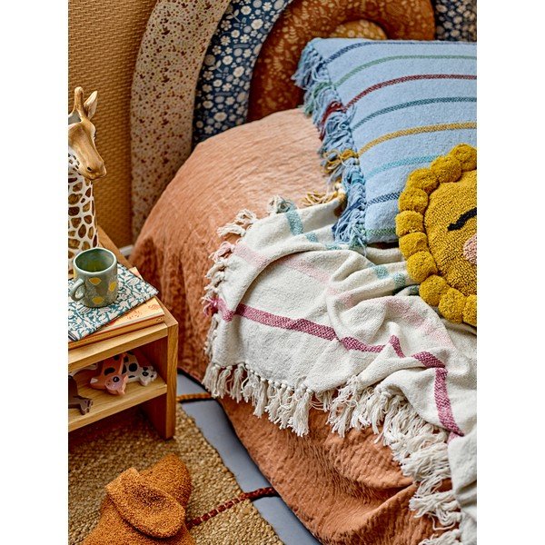 Kremowy koc dziecięcy 130x160 cm Frey – Bloomingville Mini-image-1