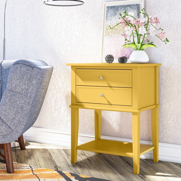 Żółta szafka nocna Franklin – Støraa-image-4