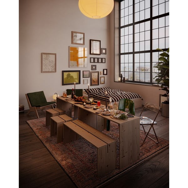 Stół z litego drewna sosnowego 79x124 cm Join-In – Karup Design-image-1