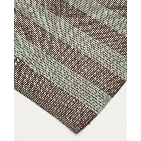 Miętowo-brązowy dywan odpowiedni na zewnątrz z włókien z recyklingu 200x300 cm Fonol – Kave Home-image-2