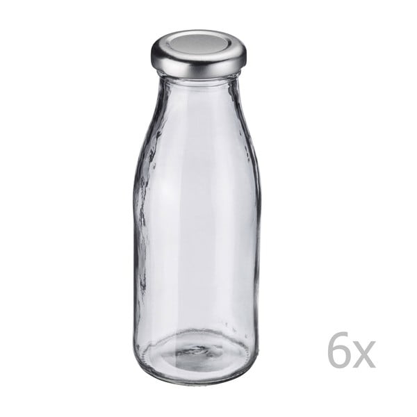 Zestaw 6 szklanych butelek Westmark, 250 ml