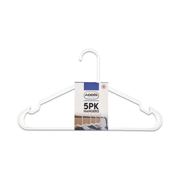 Plastikowe wieszaki zestaw 5 szt. – Addis-image-2