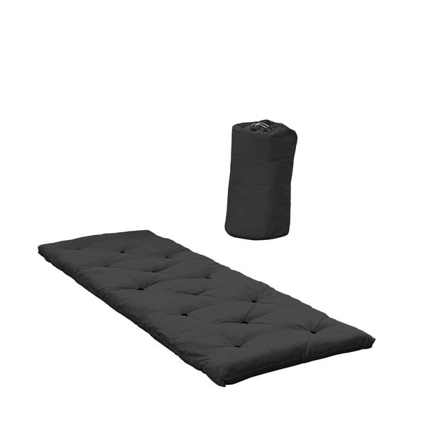 Ciemnoszary materac futon 70x190 cm Bed in a Bag Dark Grey – Karup Design