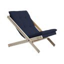 Fotel rozkładany Karup Design Boogie Raw/Navy