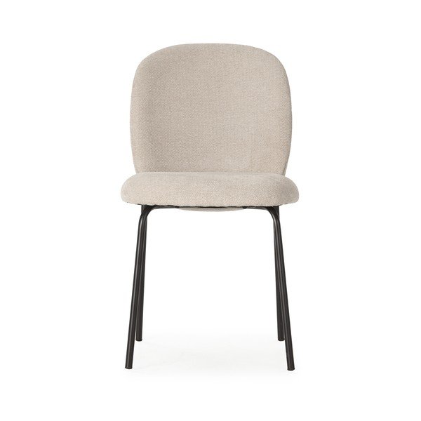 Czarno-kremowe krzesła zestaw 4 szt. Daia – Marckeric-image-3