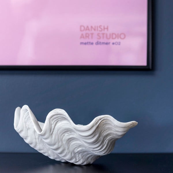Miska dekoracyjna z żywicy polimerowej 24x19 cm Shell – Mette Ditmer Denmark-image-1