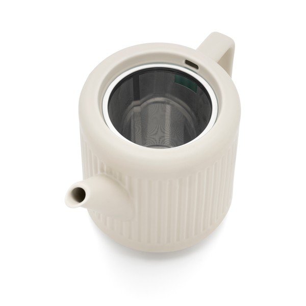 Biały porcelanowy dzbanek do herbaty z sitkiem 1,2 l Skagen – Bredemeijer-image-4