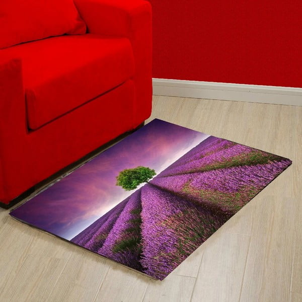 Dywanik winylowy Lavender Field, 52x75 cm-image-1