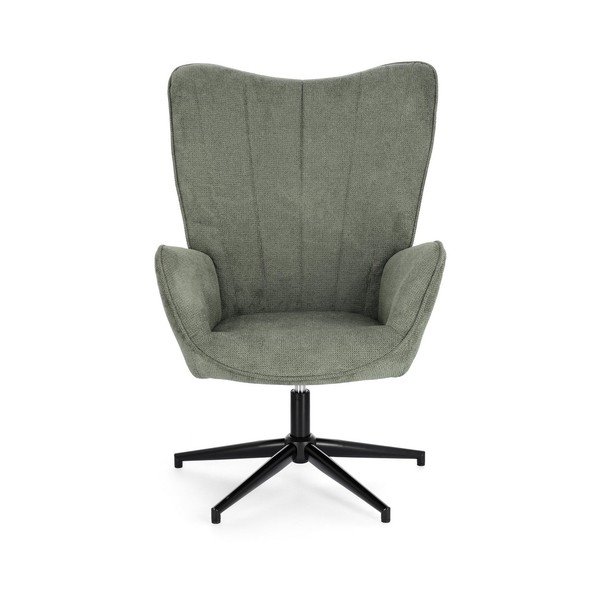 Zielony obrotowy fotel Inas – Bizzotto-image-2