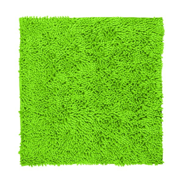 Zielony dywan Tiseco Shaggy, 60x60 cm