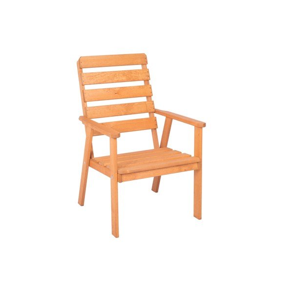 Zestaw mebli ogrodowych z litego drewna dla 4 osób Sylva – Rojaplast-image-2