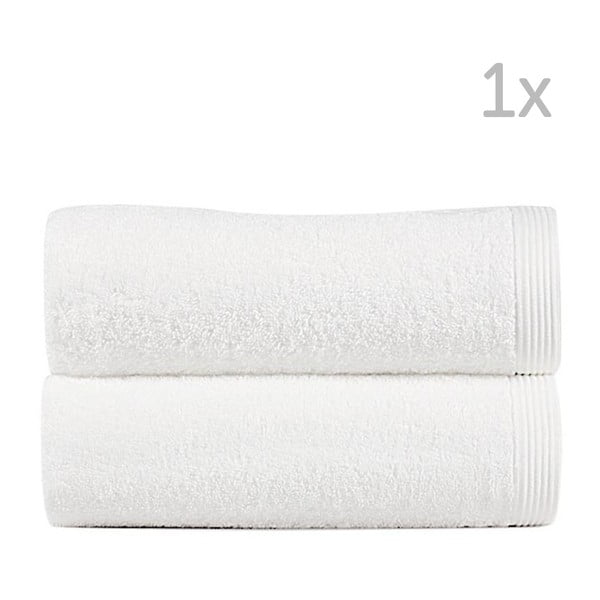Biały ręcznik kąpielowy Sorema Luva, 100 x 150 cm