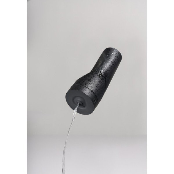 Czarny silikonowy dozownik do mydła 150 ml Splash − Zone-image-2