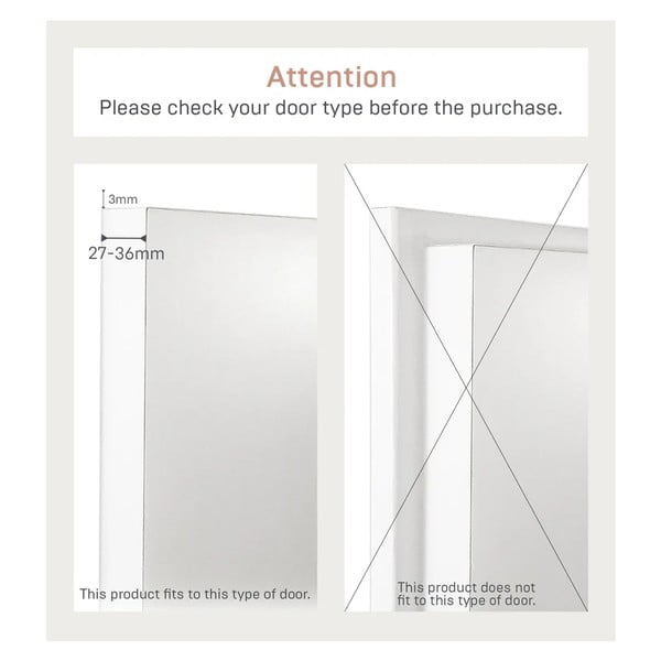 Czarny metalowy wieszak na drzwi 30 cm Tower – YAMAZAKI-image-4