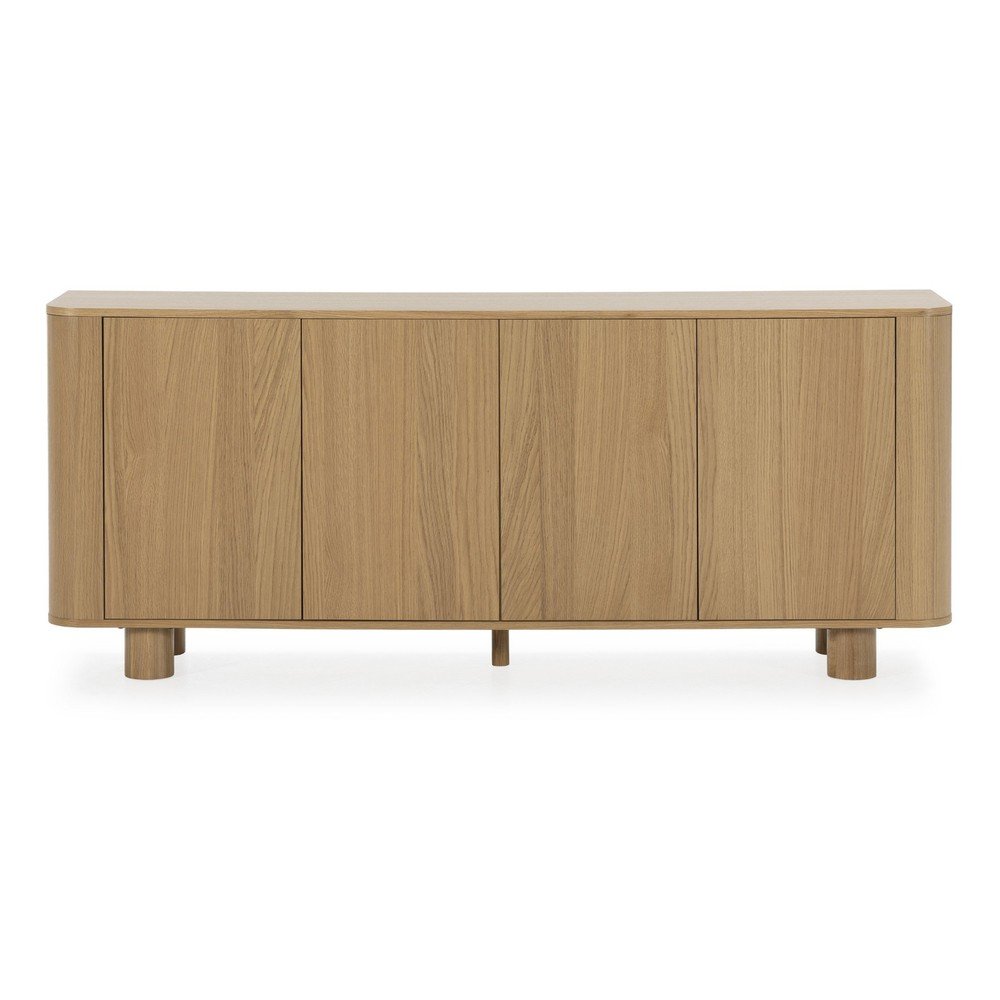 Komoda w dekorze dębu w naturalnym kolorze 180x75x40 cm Padoc – MOME (zdjęcie 4)