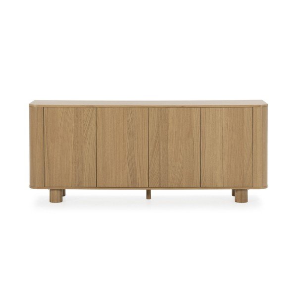 Komoda w dekorze dębu w naturalnym kolorze 180x75x40 cm Padoc – MOME-image-3