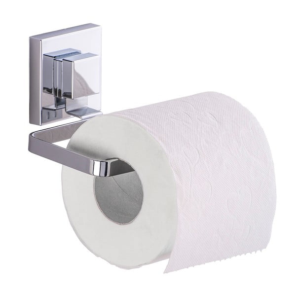 Uchwyt na papier toaletowy z przyssawką Wenko Vacuum-Loc Quadrio, do 33 kg