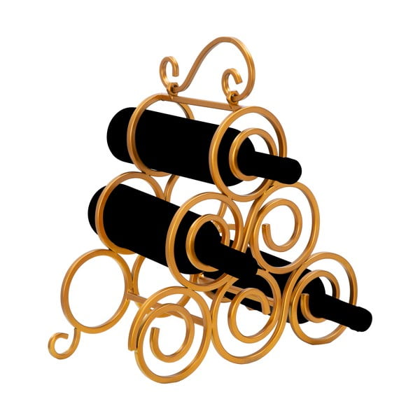 Stojak na wino w kolorze złotym Mauro Ferretti-image-3