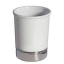 Biały kubek na szczoteczki do zębów iDesign York