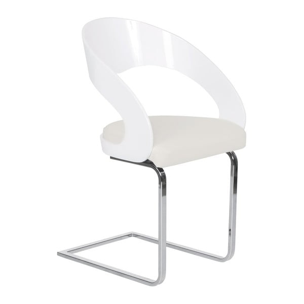 Białe krzesło do jadalni Kokoon Design Mona
