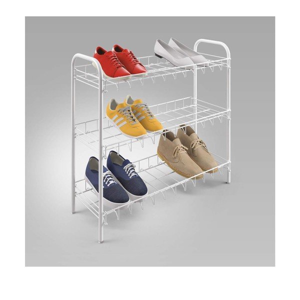 3-poziomowy regał na buty Metaltex Shoe Rack-image-1
