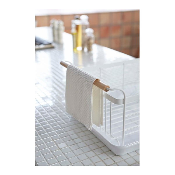 Ociekacz do naczyń z detalem z bukowego drewna YAMAZAKI Tosca-image-1