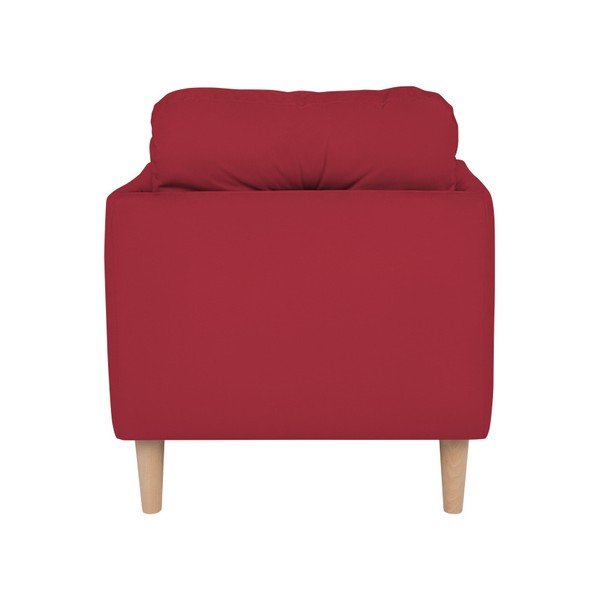 Czerwony fotel Micadoni Home Belano-image-3